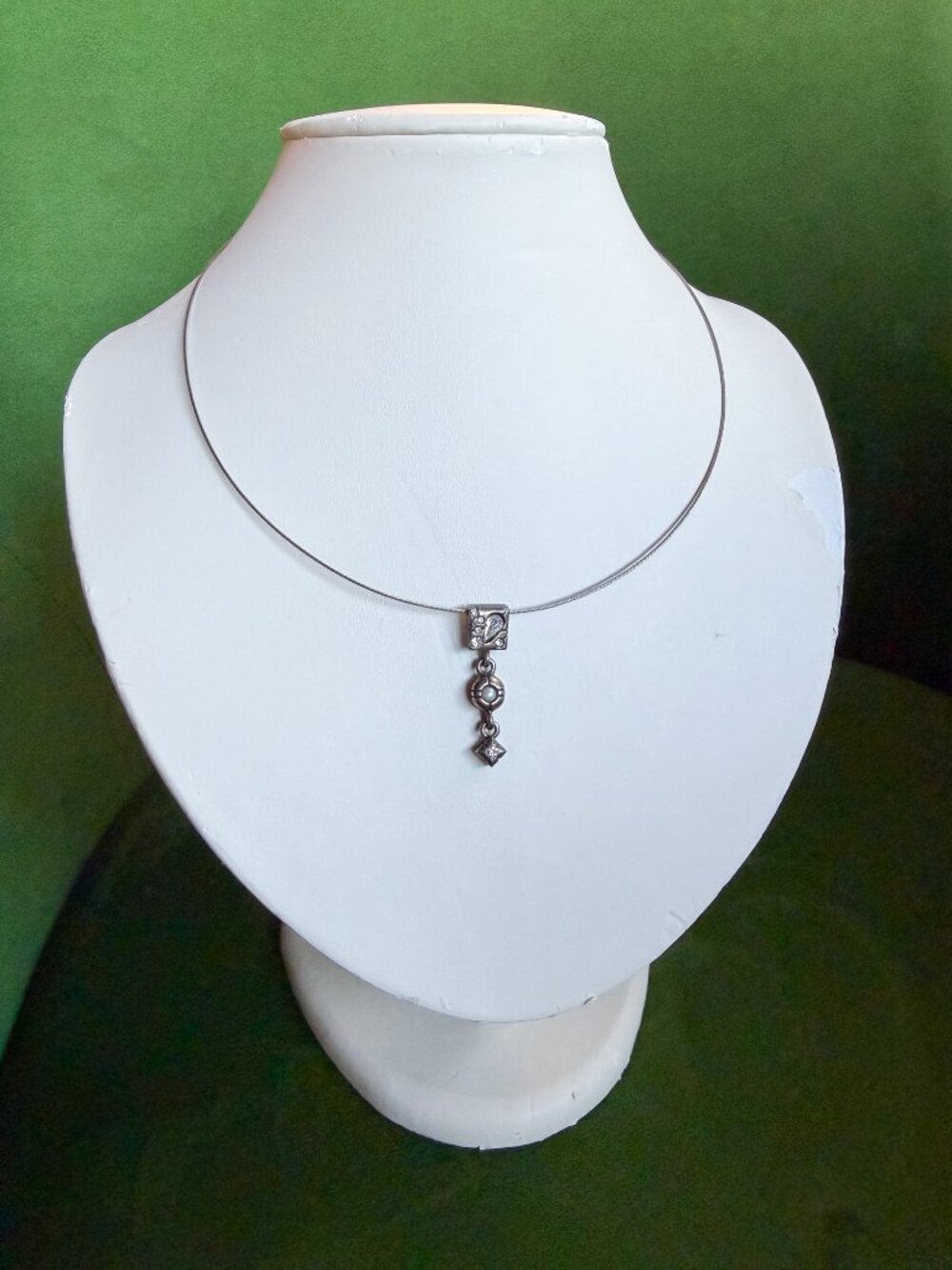 Patricia Locke Silver Tone Necklace